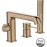 Laveo POLA Vanová baterie 3-otvorová, růžové zlato BAP_813D