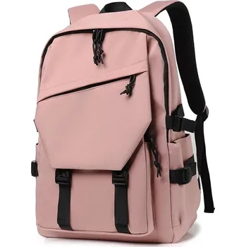 Jednoduchý studentský batoh – nepromokavý, víceúčelový design Barva (Varianta): Růžová