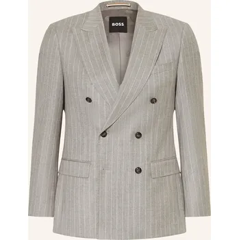 Pánské sako Boss Pánské Oblekové Sako H-Huge Regular Fit, 041 silver, 52