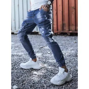 Pánské kalhoty modré Dstreet DStreet modrá 1648208