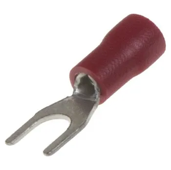 Auto elektroinstalace 4001601 Kabelová vidlička M4 červená, 100ks