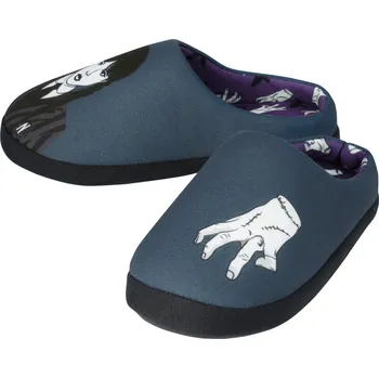 Dívčí bačkory Dívčí domácí obuv Wednesday (černá, 32/33)