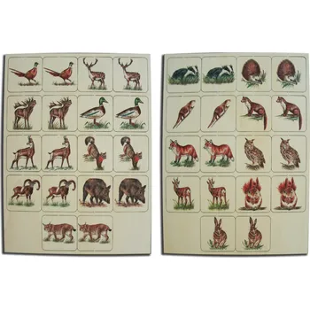 Pexeso Dřevo Novák Barevné pexeso velká sada zvěř