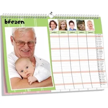 Fotokalendář Velký Activity planner 5R - nástěnný fotokalendář NKN-69-A1 nástěnný foto-kalendář 2026 NKN-69-A1 Nižší cena pro více kusů!