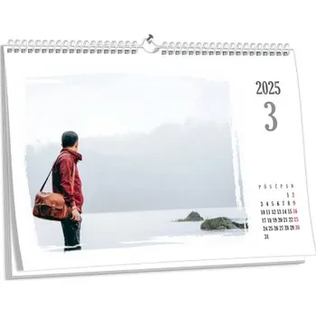 Fotokalendář Nástěnný brilantní kalendář s vlastní fotografií NKN-12-A5 nástěnný foto-kalendář 2026 NKN-12-A5-BRIL Nižší cena pro více kusů!