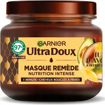 Vlasová regenerace Maska na vlasy pro péči o kudrnaté vlasy Avokádo a Bambucké máslo Garnier