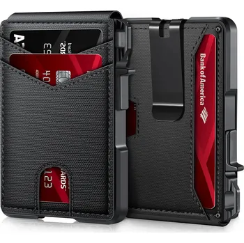 Peněženka Kovová RFID peněženka – minimalistická, dárkové balení Barva (Varianta): V09Denim Black