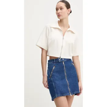 Pánská košile Bavlněná košile HUGO béžová barva, regular, s klasickým límcem, 50531546 01X, vel. 38