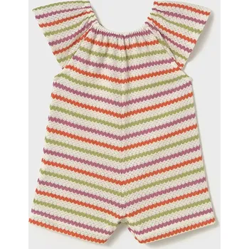 Kojenecké oblečení Dětské rampery Mayoral 1837.4H.Baby.PPYA oranžová 23X, vel. 68