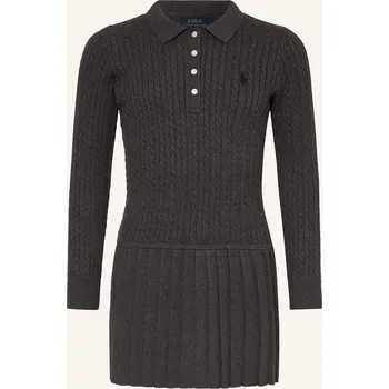 Dámské šaty Polo Ralph Lauren Dívčí Pletené Šaty, tmavě šedá, 134