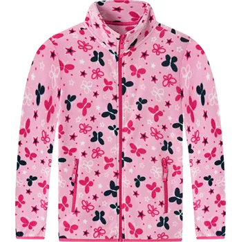 Dívčí vesta Dívčí FLEESOVÁ MIKINA růžová Wolf B2541