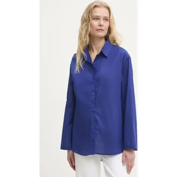 Pánská košile Bavlněná košile Answear.LAB MA661.hlk modrá 57X, vel. M