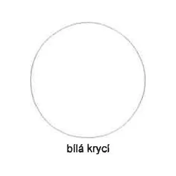 Barva na vlasy Tiskařská barva 60ml – bílá krycí (Tiskařská barva 60ml – bílá krycí)