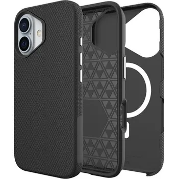 Pouzdro na mobilní telefon JP Triangle MagSafe case, 1.2M SGS certificate, iPhone 16, černý