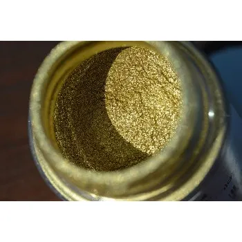 Speciální výtvarná barva Metalický pigment Porporina – 04 Zlato bohaté 20g (Metalický pigment Porporina – 04 Zlato bohaté 20g)