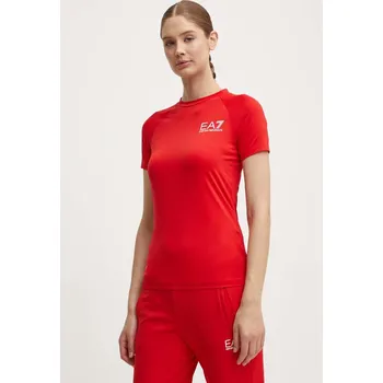 Tréninkové tričko EA7 Emporio Armani červená barva, TJEMZ.8NTT70 TJEMZ.8NTT70.1451 33X, vel. XL