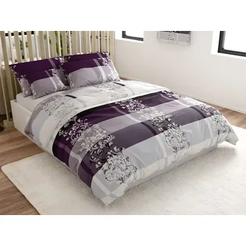 Povlečení Povlečení z mikrovlákna LUXURY fialové Rozměr povlečení: 70 x 90 cm | 140 x 220 cm