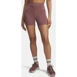 Under Armour Project Rock Middie Short Wmn Brown XS sportovní kraťasy