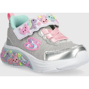 Chlapecké tenisky Dětské sneakers boty Skechers MY DREAMERS 303155N stříbrná SLV, EUR 24