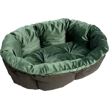 Pelíšek pro psa Ferplast zelený sametový potah pro koš Siesta Deluxe (bez koše) - velikost 12 : 114x83x37cm