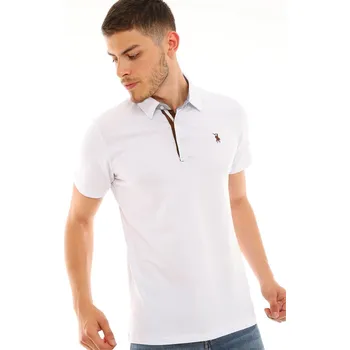 Pánské tričko Pánská polokošile dewberry dewberry bílá 1556817