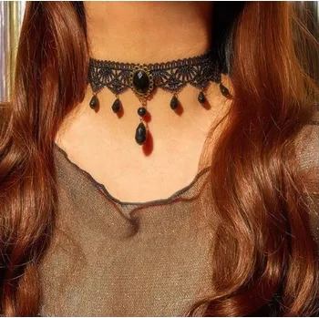 Náhrdelník Prosperk Náhrdelník Choker široký s přívěsky S1452