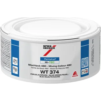Autolak Spies Hecker Permahyd Hi-TEC Mixing Colour 480 WT 374 blue green pearl 0,25 l