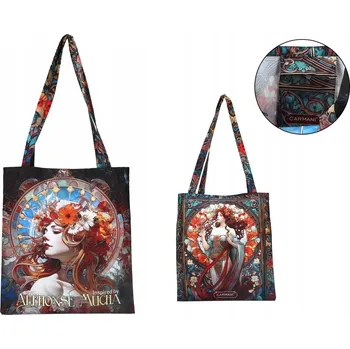 Nákupní taška Carmani, vícebarevná, bavlna