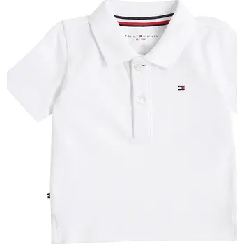 Chlapecké tričko Dětské polo tričko Tommy Hilfiger KN0KN02030.PPYA bílá 00X, vel. 62