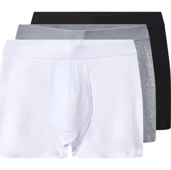 Pánské spodní prádlo esmara Men Pánské boxerky, 3 kusy (černá/šedá/bílá, 6/L)