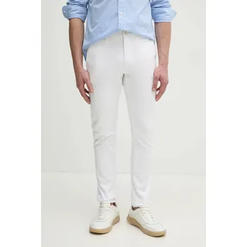 Dámské oblečení Kalhoty Tommy Hilfiger MW0MW26619 bílá 00X, vel. 33/34