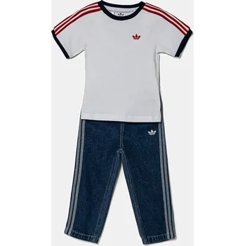 Dětská bavlněná souprava adidas Originals JC7863 bílá 00X, vel. 104