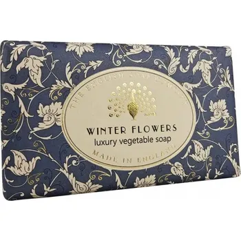 Mýdlo The English Soap Company soap Winter flowers 190g tuhé mýdlo Šeřík, alang&ylang a růže