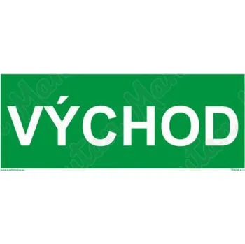 Východ, samolepka 200 x 100 x 0,1 mm, Transparentní