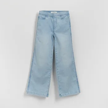 Dívčí džíny Reserved - Pružné džíny wide leg - modrá - 613FZ-05J - 613FZ-05J-164