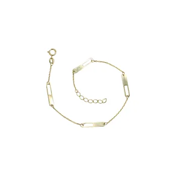 Náramek Zlatý náramek PATTIC AU 585/1000 1,10 gr BA580903Y-17-19