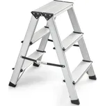 CRAFTEX Oboustranné hliníkové schůdky 2x3, nosnost 150 kg