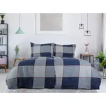 B.E.S. - Petrovice, s.r.o. Povlečení DELUXE z bavlněného saténu 140x200+70x90 - Squares