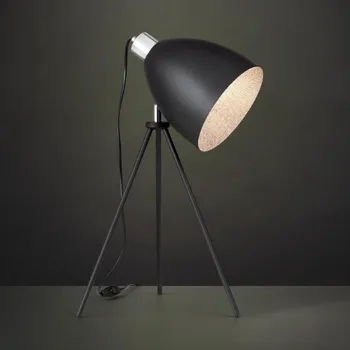 Lampička Eglo 79378 - Stolní lampa MAREPERLA 1xE27/60W/230V černá