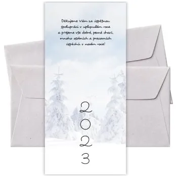 Novoroční přání PF-055 novoroční blahopřání 2026 PF-055 Nižší cena pro více kusů!