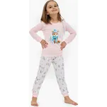 Dívčí pyžamo Cornette 192 liška růžové Velikost: 122-128