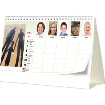 Fotokalendář Stolní brilantní fotokalendář SKN-24 activity 5R stolní kalendář z vlastních fotografií 2026 SKN-24-BRIL Nižší cena pro více kusů!