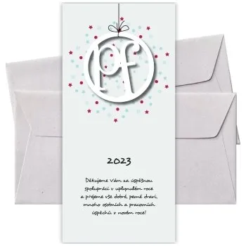 Novoroční přání PF-033 novoroční blahopřání 2026 PF-033 Nižší cena pro více kusů!