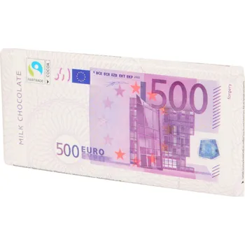 Čokoláda RS Tabulka čokolády s logem 500 euro 100g