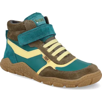 Dívčí zimní obuv Barefoot zimní outdoorové boty Koel - Rami Tex Turquoise tyrkysové Velikost: 28