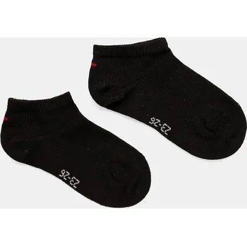 Pánské ponožky Tommy Hilfiger - Dětské ponožky (2-pak) 301390 černá 99C, vel. 39/42