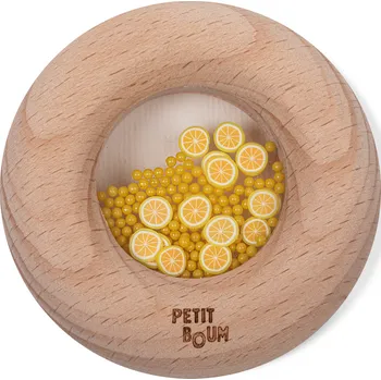 Petit Boum - Senzorické chrastítko CITRON
