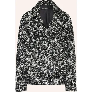 Dámský kabát Marc Aurel Dámský Caban Kabát, černá / bílá, 42