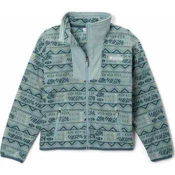 Dívčí mikina Columbia Sequoia Grove™ Printed Full Zip Fleece J 2134961461 - crushed blue horizons M