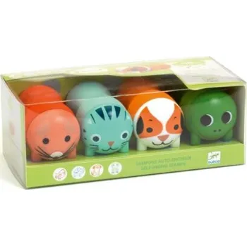 Dětské razítko DJECO Razítka pro nejmenší - Zvířátka ze zahrady